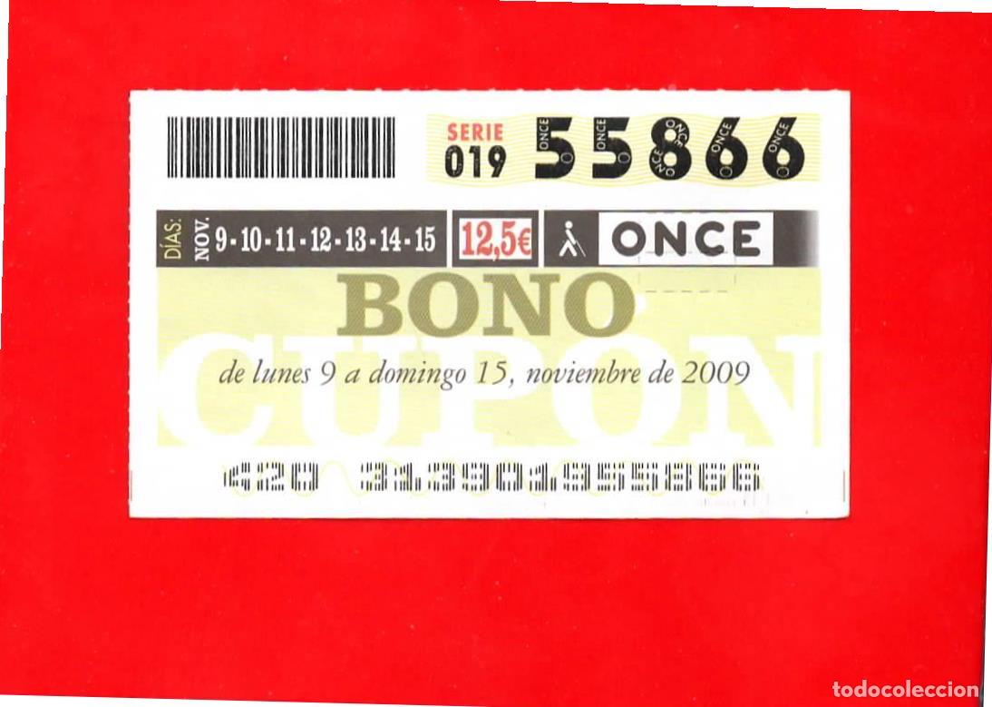 Coupon ONCE: Bono Cup&oacute;n de la ONCE sin Tarjeta del a&ntilde;o 2009