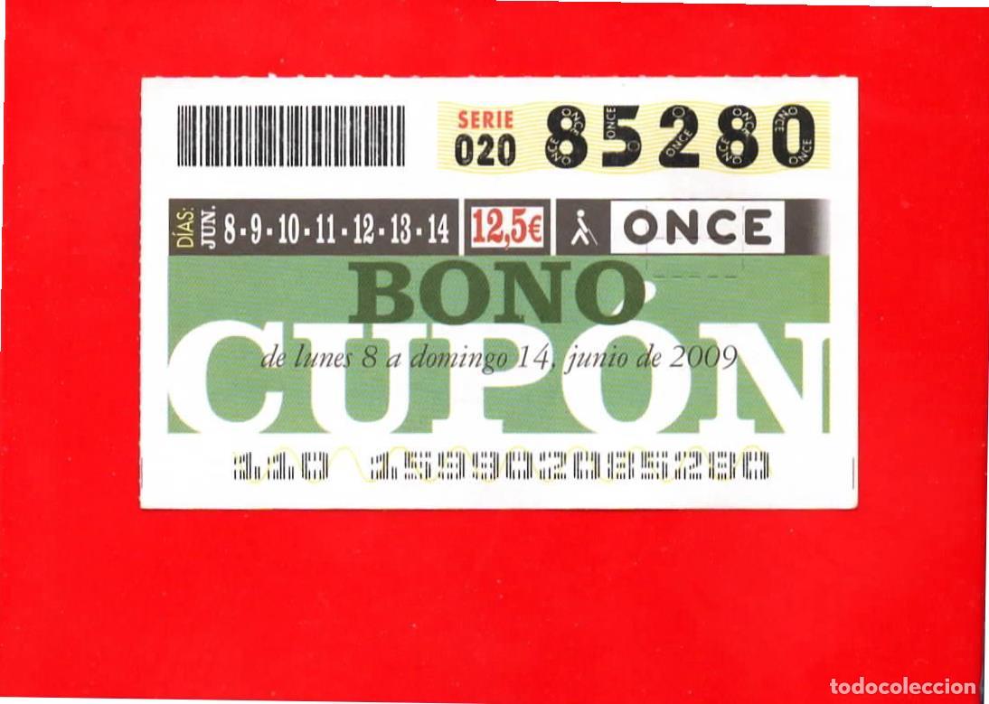Coupon ONCE: Bono Cup&oacute;n de la ONCE sin Tarjeta del a&ntilde;o 2009
