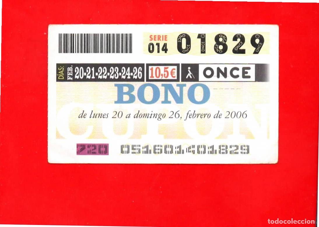 ONCE Coupons: Bono Cup&oacute;n de la ONCE sin Tarjeta del a&ntilde;o 2006