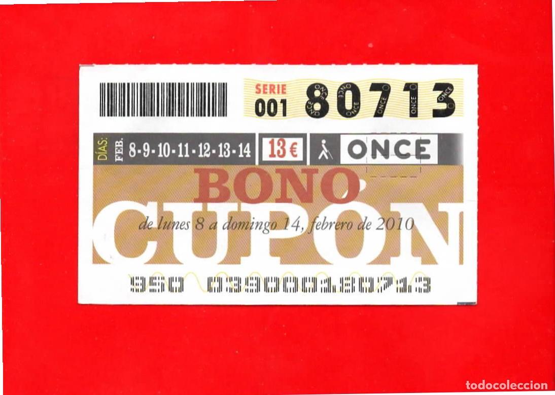 ONCE Coupons: Bono Cup&oacute;n de la ONCE sin Tarjeta del a&ntilde;o 2010