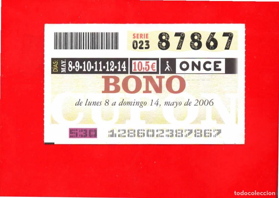 Billets ONCE: Bono Cup&oacute;n de la ONCE sin Tarjeta del a&ntilde;o 2006