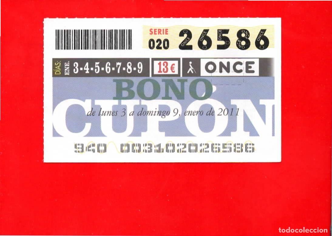 Cupones ONCE: Bono Cup&oacute;n de la ONCE sin Tarjeta del a&ntilde;o 2011 - Foto 2