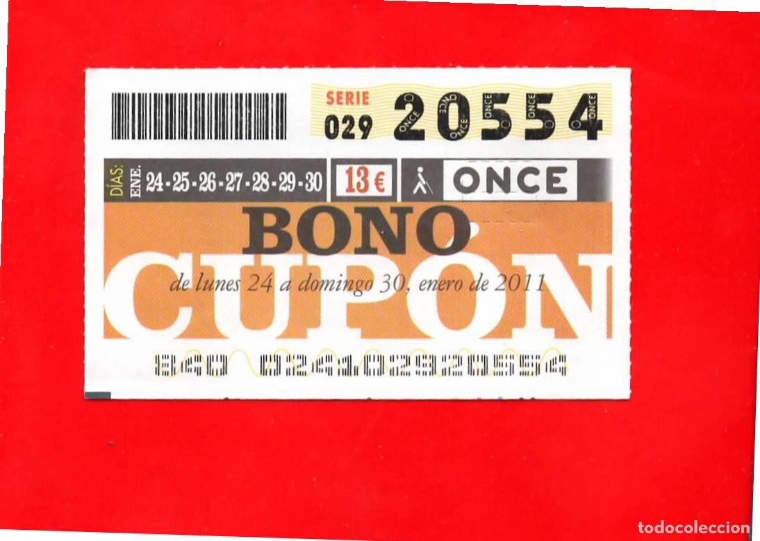 Cupones ONCE: Bono Cup&oacute;n de la ONCE sin Tarjeta del a&ntilde;o 2011