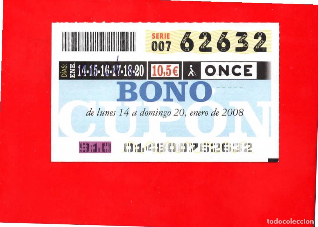 Cupones ONCE: Bono Cup&oacute;n de la ONCE sin Tarjeta del a&ntilde;o 2008 - Foto 2