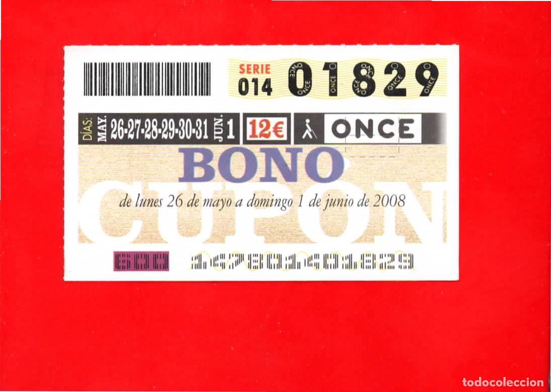 Cupones ONCE: Bono Cup&oacute;n de la ONCE sin Tarjeta del a&ntilde;o 2008