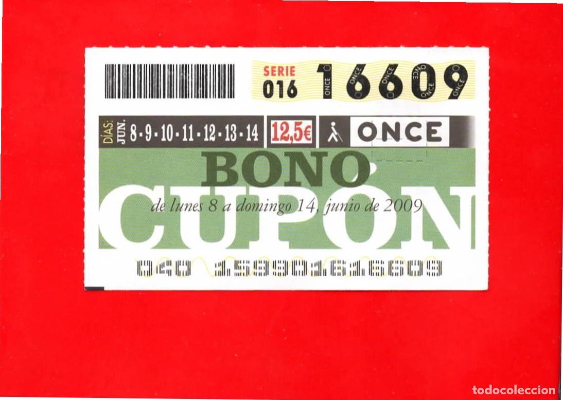 Cupones ONCE: Bono Cup&oacute;n de la ONCE sin Tarjeta del a&ntilde;o 2009