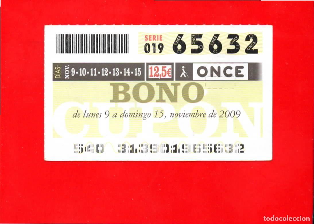 Cupones ONCE: Bono Cup&oacute;n de la ONCE sin Tarjeta del a&ntilde;o 2009