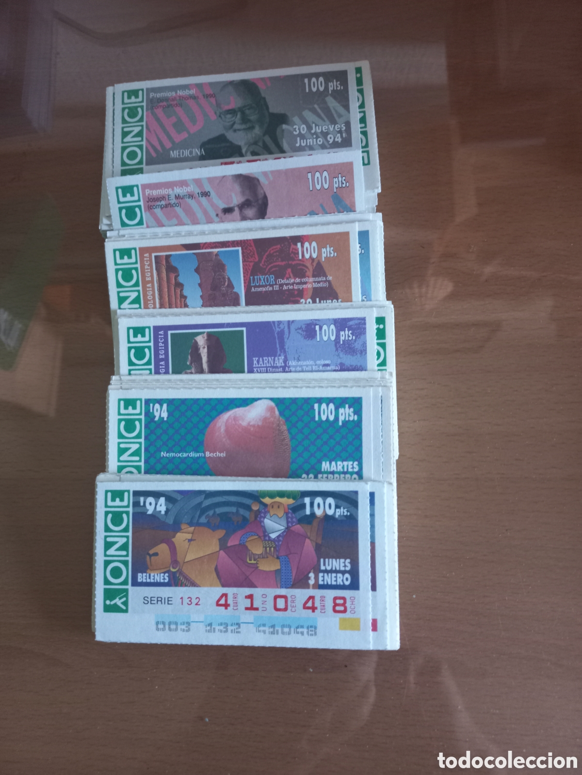 Cupones ONCE: CUPONES ONCE A&Ntilde;O 1994. - Foto 1