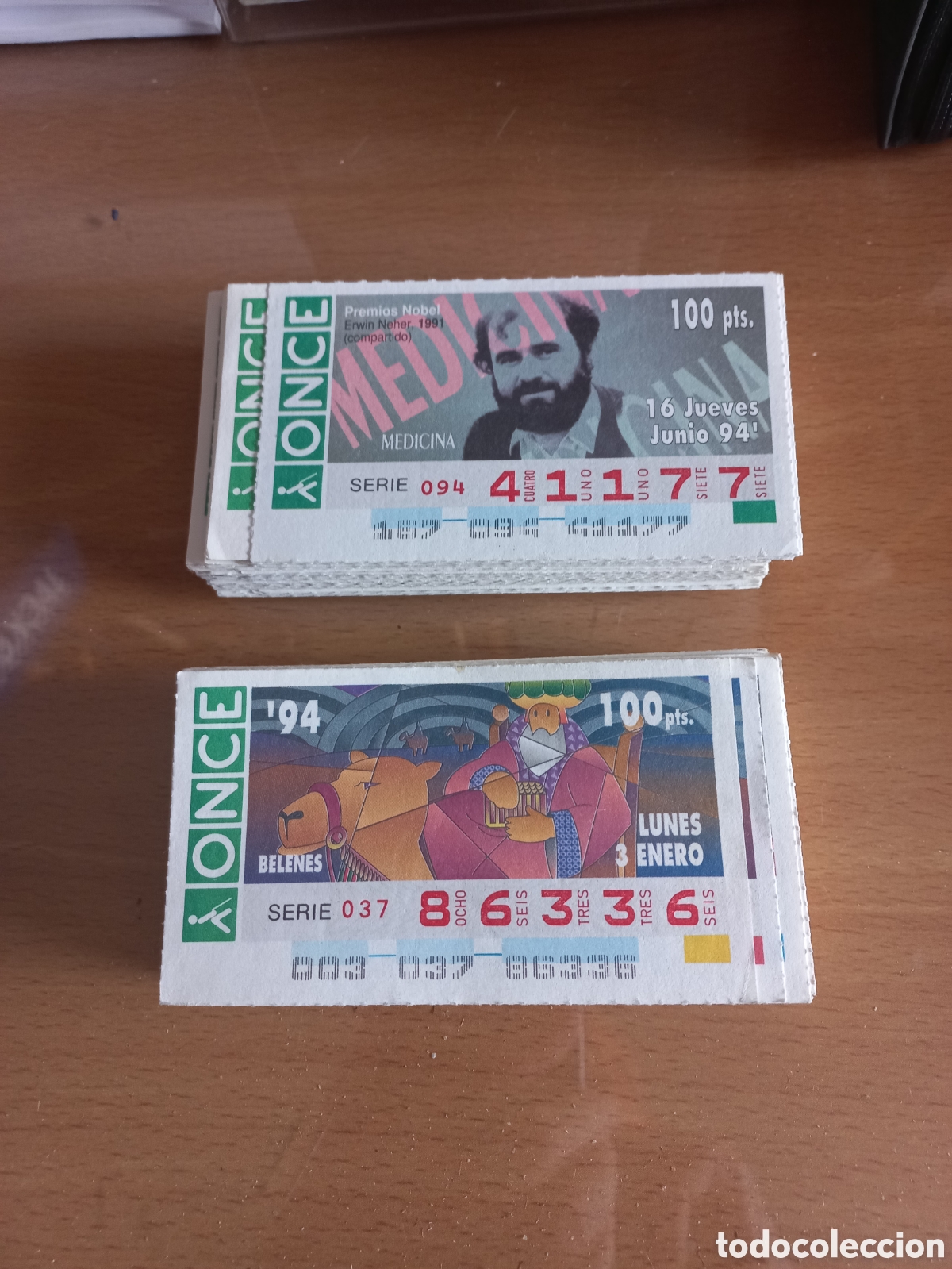 Cupones ONCE: CUPONES ONCE A&Ntilde;O 1994 - Foto 1