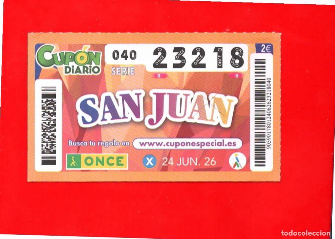 Cupones ONCE: Cup&oacute;n ONCE 24 junio 2026 - Foto 1