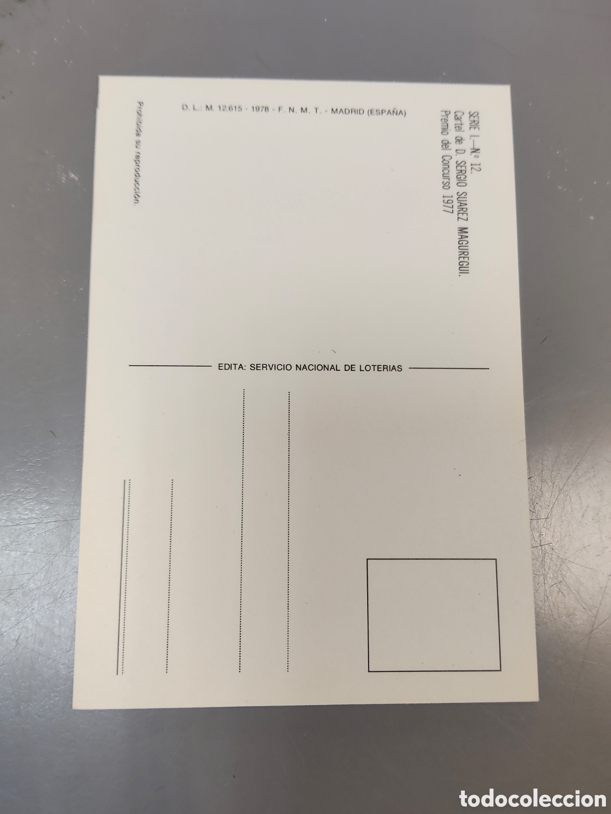 Cupones ONCE: Postal LOTER&Iacute;A nacional - Foto 2