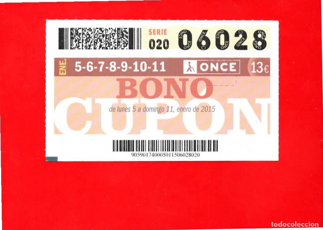 Cupones ONCE: Bono Cup&oacute;n de la ONCE sin Tarjeta del a&ntilde;o 2015