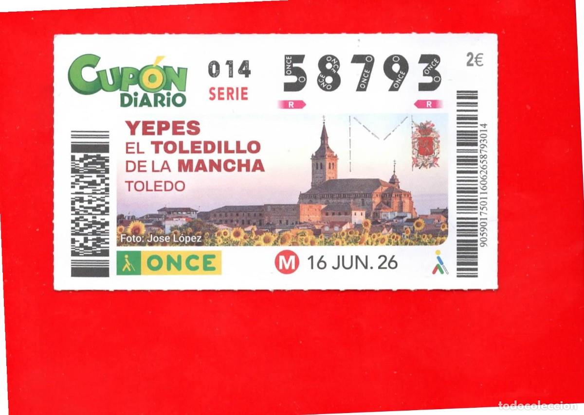 Cupones ONCE: Cup&oacute;n ONCE 16 junio 2026