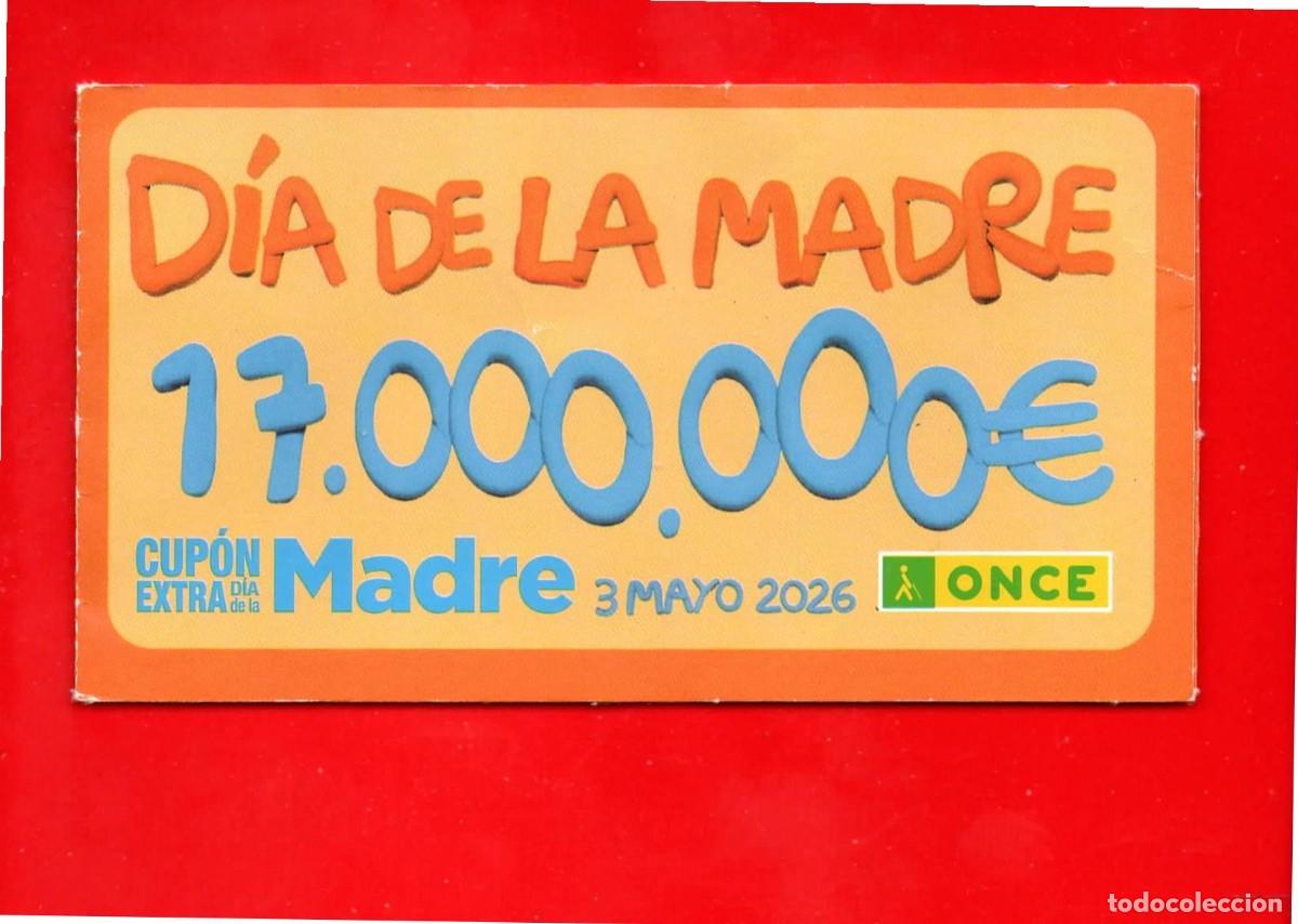 Cupones ONCE: Porta Cup&oacute;n de la ONCE - DIA DE LA MADRE (2026)