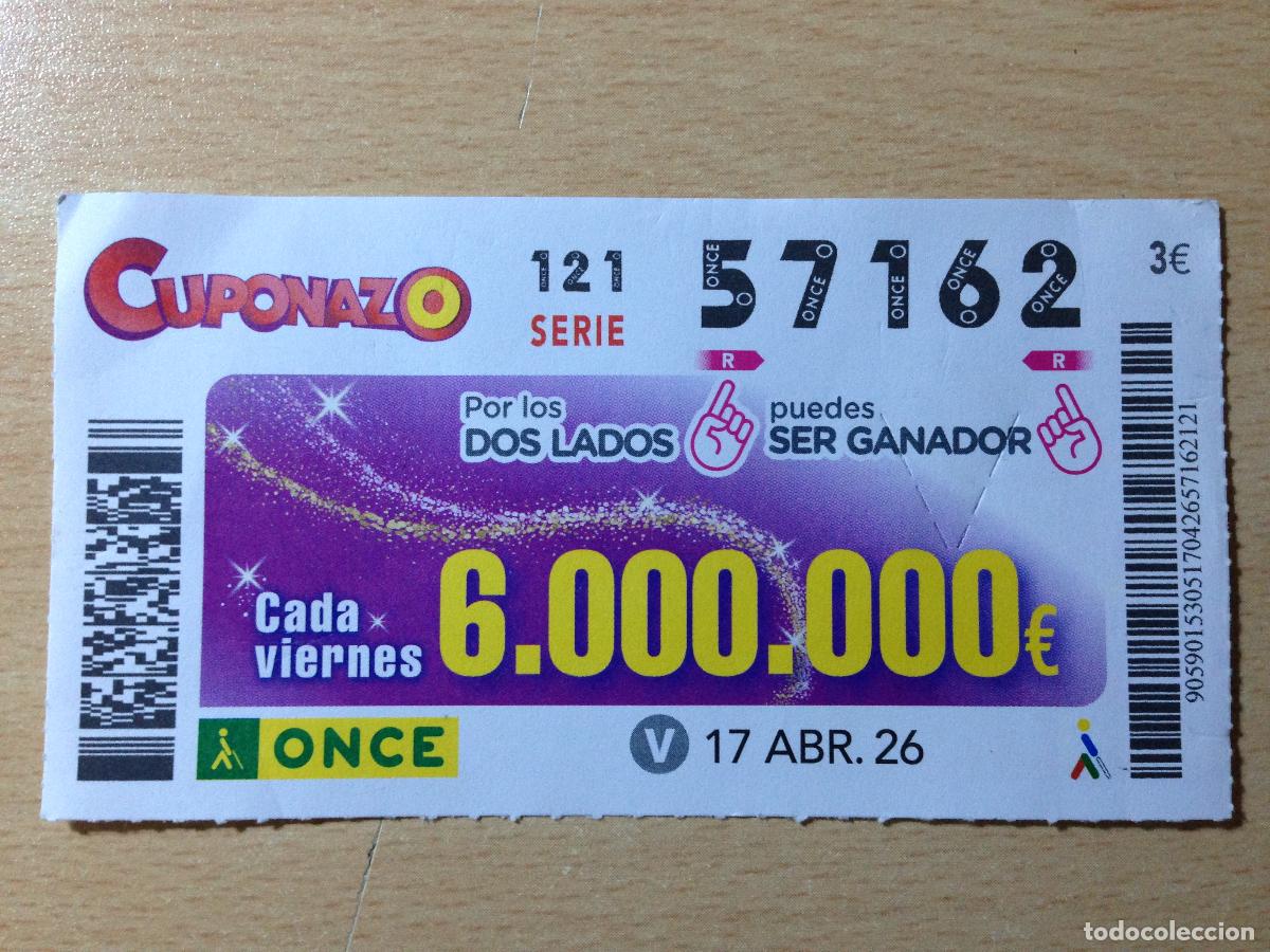 Cupones ONCE: ONCE - 14-04-2026 - 57162 - CUPONAZO VIERNES