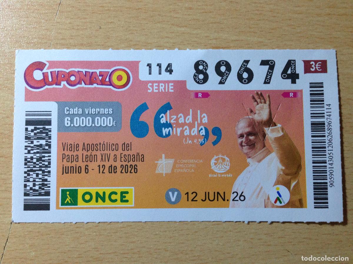 Cupones ONCE: ONCE - 12-06-2026 - 89674 - CUPONAZO VIERNES