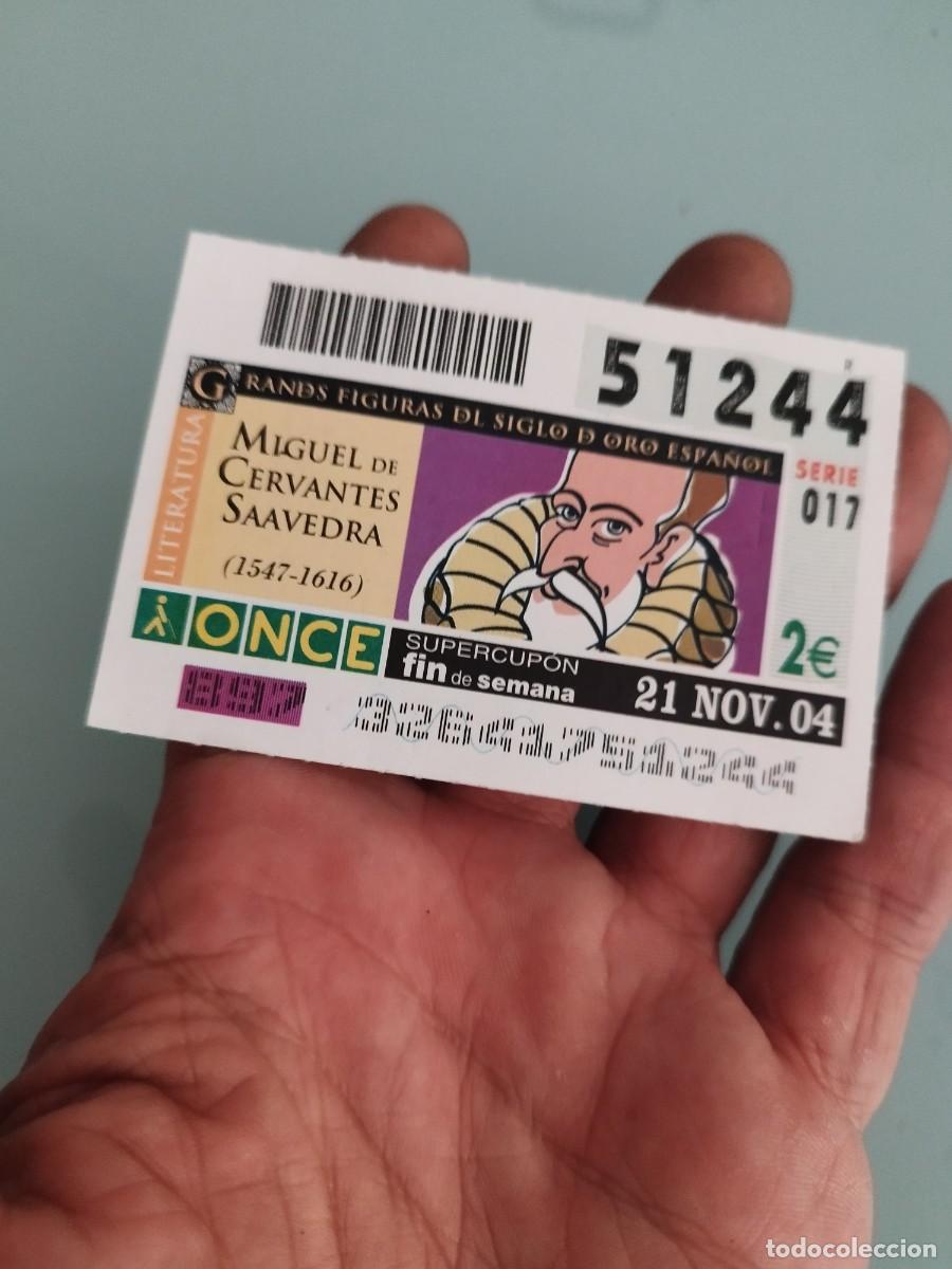 Cupones ONCE: Supercup&oacute;n de Fin de Semana celebrado el 21 de noviembre de 2004.