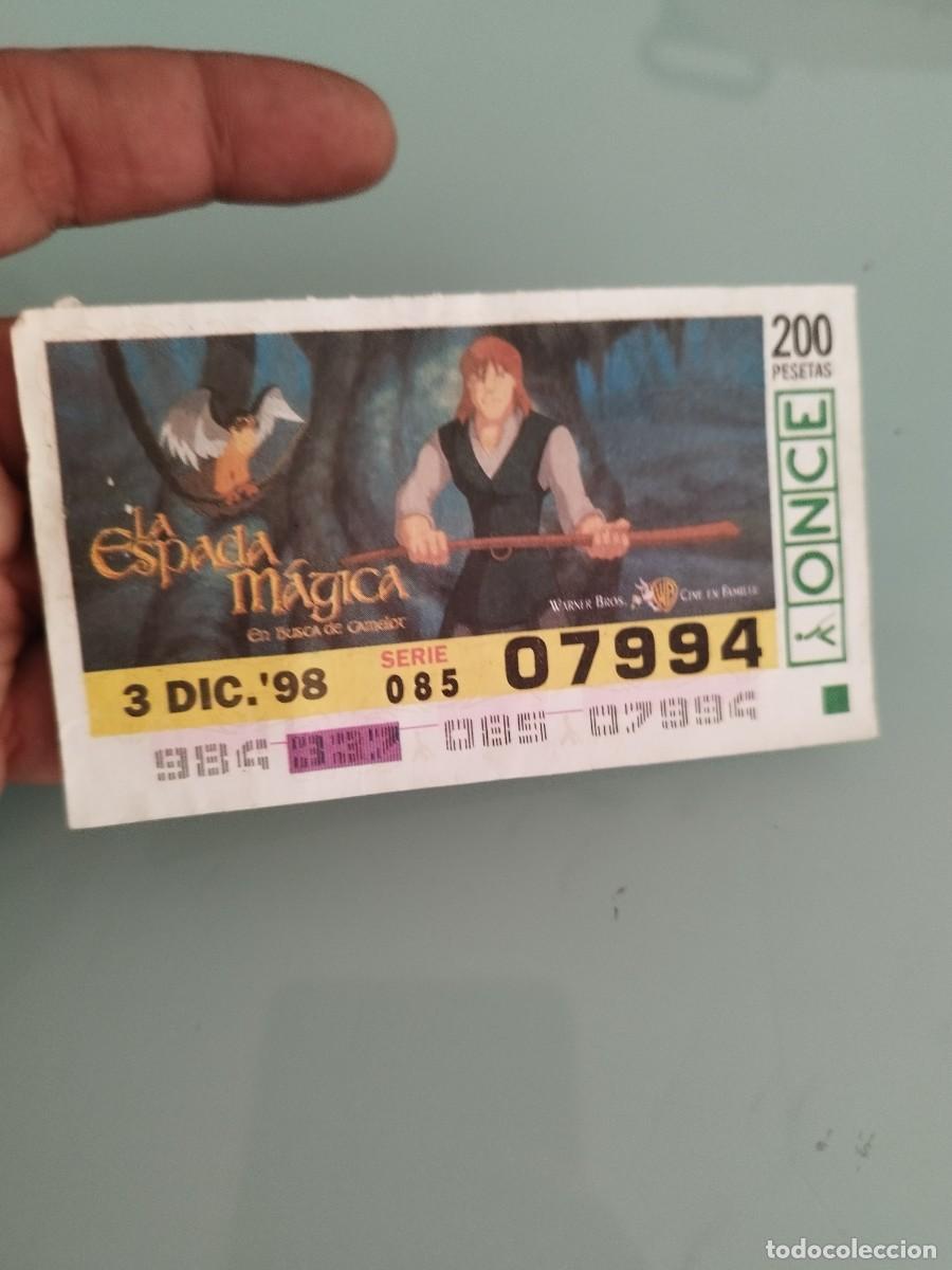 Cupones ONCE: Cupon Once La Espada M&aacute;gica. Cine en Familia. Warner Bross. 3 de Diciembre de 1998.