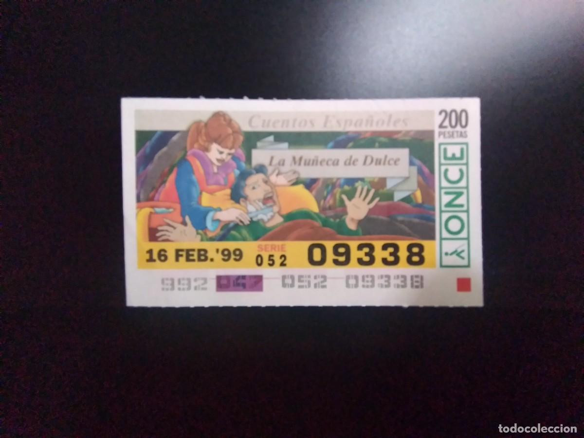 Cupones ONCE: CUP&Oacute;N ONCE CUENTOS ESPA&Ntilde;OLES LA MU&Ntilde;ECA DE DULCE 16 FEBRERO 99 1999 09338