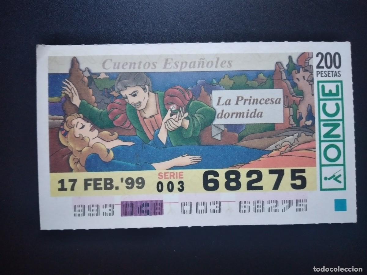 Cupones ONCE: CUP&Oacute;N ONCE CUENTOS ESPA&Ntilde;OLES LA PRINCESA DORMIDA 17 FEBRERO 99 1999 68275