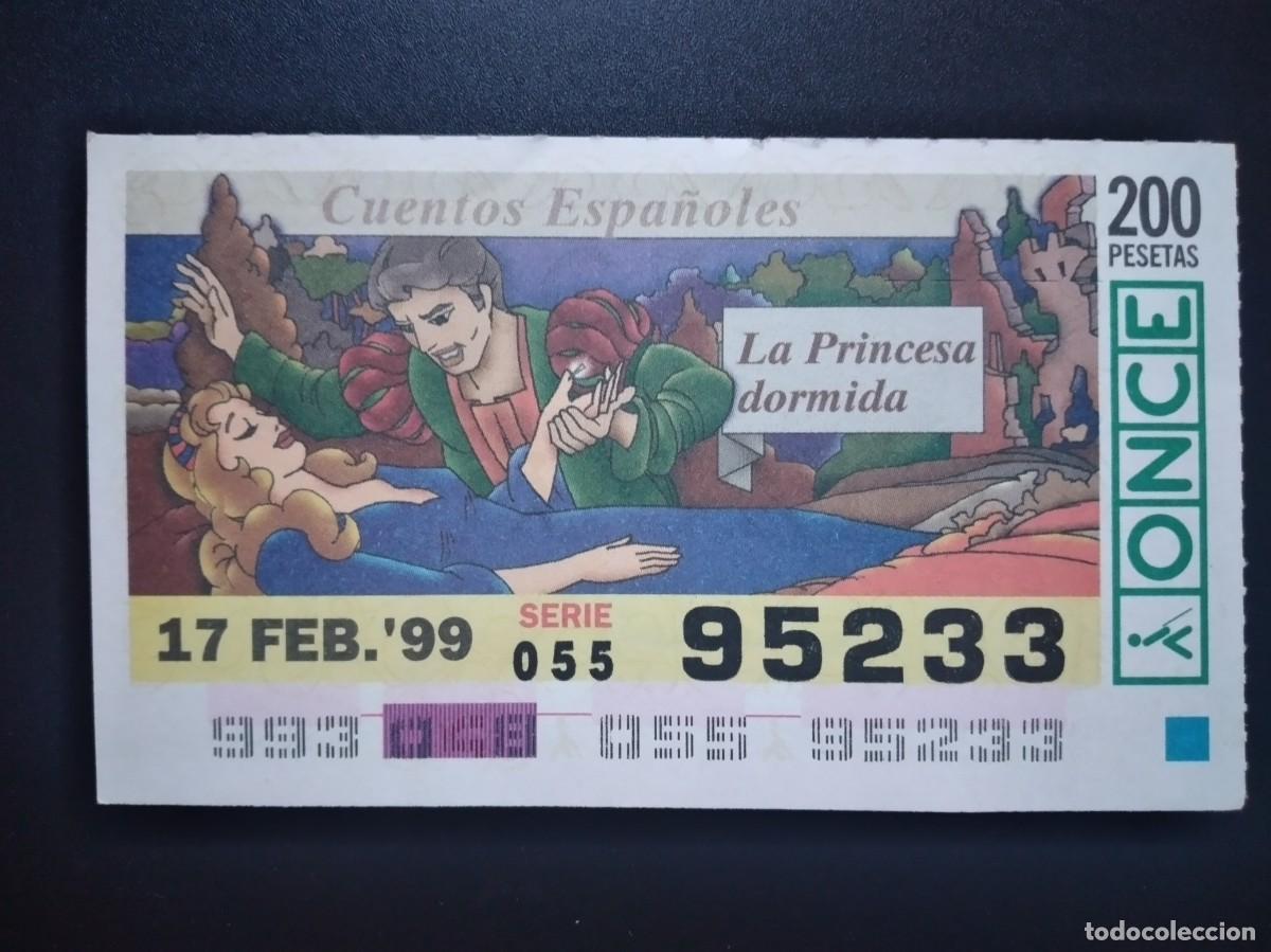 Cupones ONCE: CUP&Oacute;N ONCE CUENTOS ESPA&Ntilde;OLES LA PRINCESA DORMIDA 17 FEBRERO 99 1999 95233