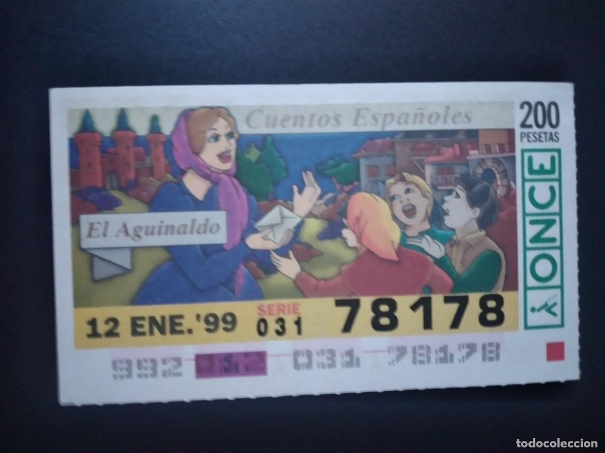 Cupones ONCE: CUP&Oacute;N ONCE CUENTOS ESPA&Ntilde;OLES EL AGUINALDO 21 ENERO 99 1999 78178