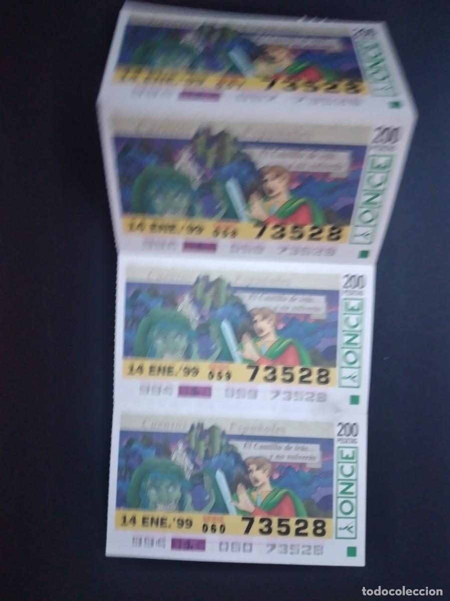 Cupones ONCE: 4 CUP&Oacute;N ONCE CUENTOS ESPA&Ntilde;OLES EL CASTILLO DE IR&Aacute;S Y NO VOLVERAS 14 ENERO 99 1999 73528