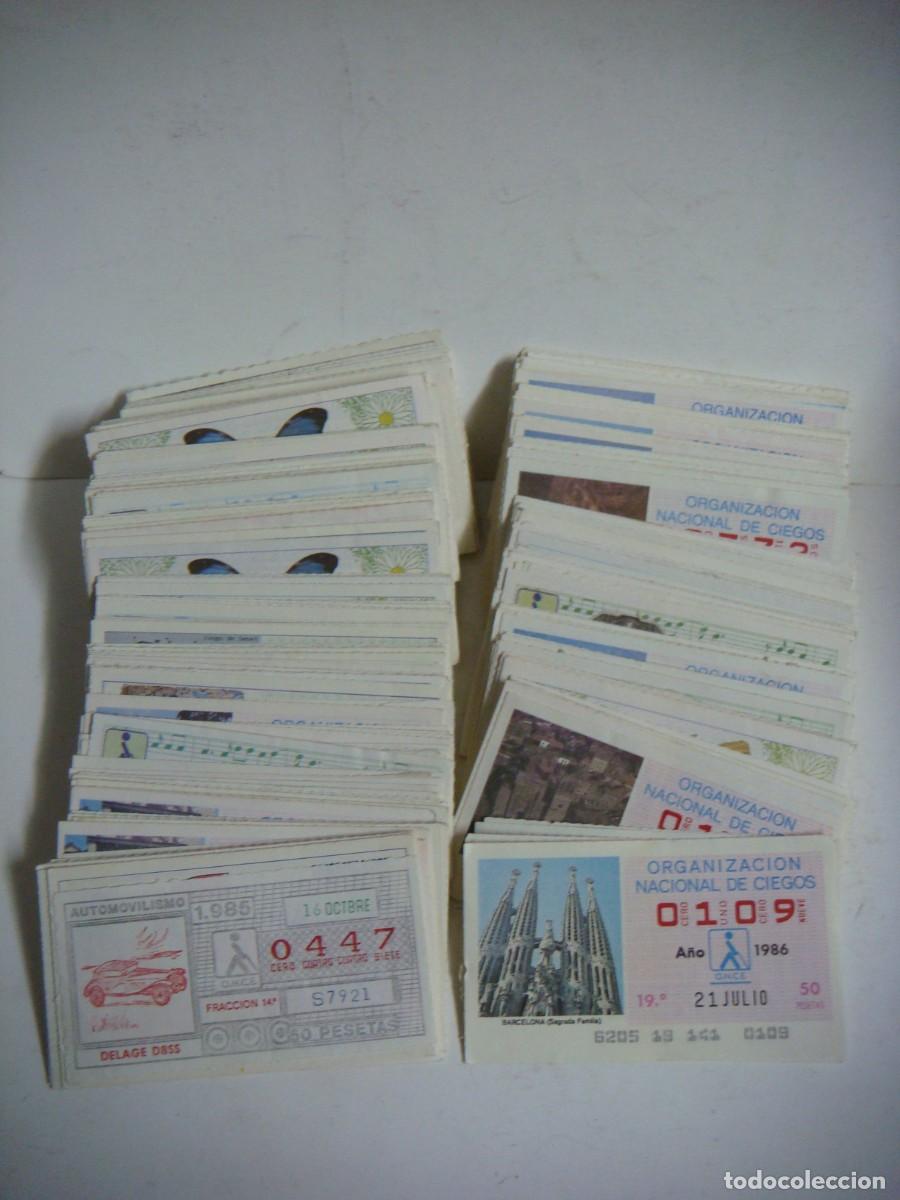 Cupones ONCE: CUPONES DE LA ONCE LOTE DE 519 CUPONES DE N&ordm; BAJOS TODOS DIFERENTES-LOTE N&ordm;-2