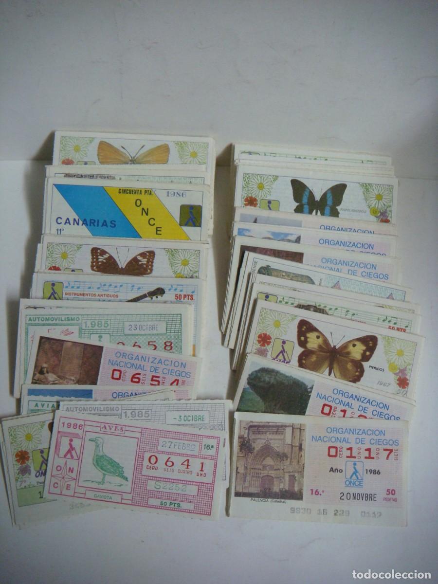 Cupones ONCE: CUPONES DE LA ONCE LOTE DE 360 CUPONES DE N&ordm; BAJOS TODOS DIFERENTES-LOTE N&ordm;-4