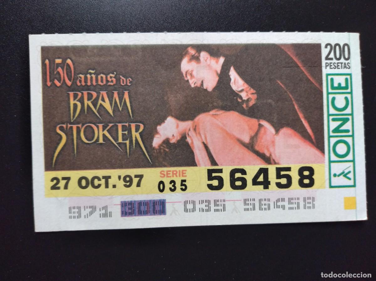 Cupones ONCE: CUP&Oacute;N ONCE 150 A&Ntilde;0S DE BRAM STOKER DR&Aacute;CULA 27 OCTUBRE 97 1997 56458