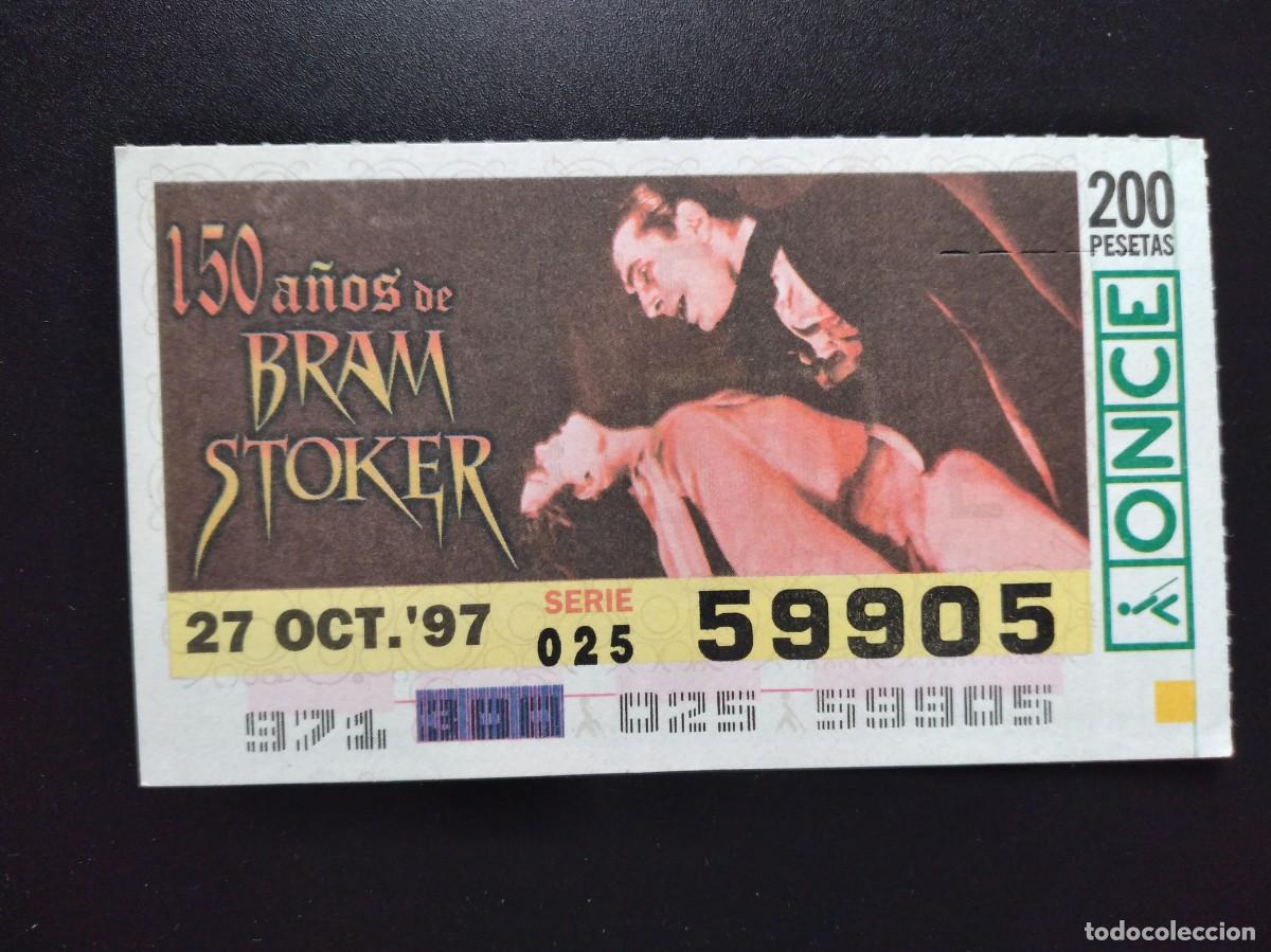 Cupones ONCE: CUP&Oacute;N ONCE 150 A&Ntilde;OS DE BRAM STOKER DR&Aacute;CULA 27 OCTUBRE 97 1997 59905