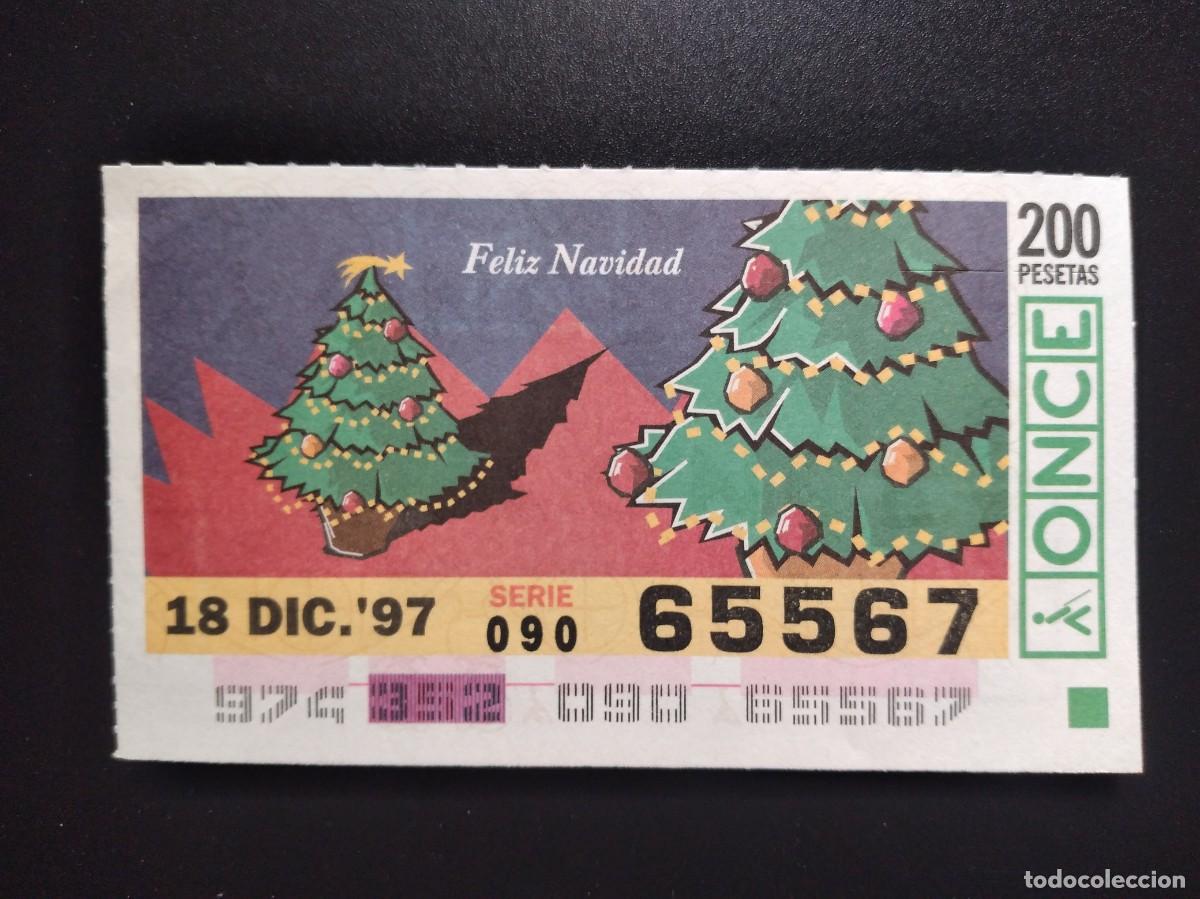 Cupones ONCE: CUP&Oacute;N ONCE FELIZ NAVIDAD ARBOL MAVIDE&Ntilde;O 18 DICIEMBRE 97 1997 65567