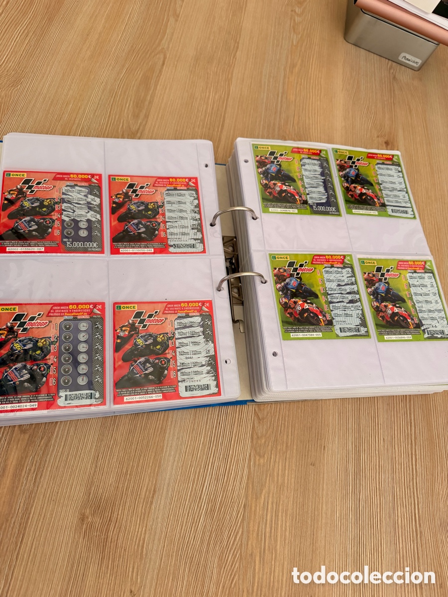 Cupones ONCE: Colecci&oacute;n rascas motocross
