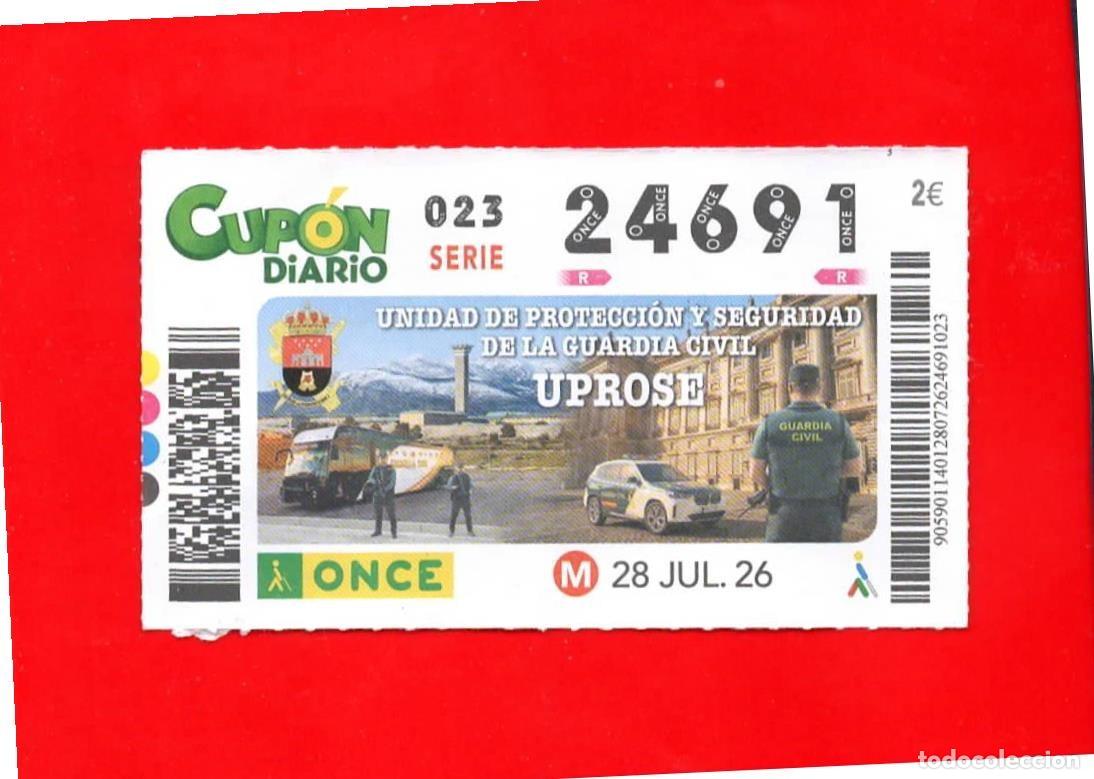 Cupones ONCE: Cup&oacute;n ONCE 28 julio 2026