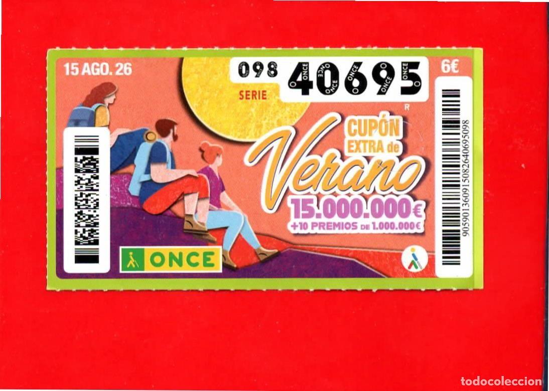 Cupones ONCE: Cup&oacute;n ONCE 15 agosto 2026