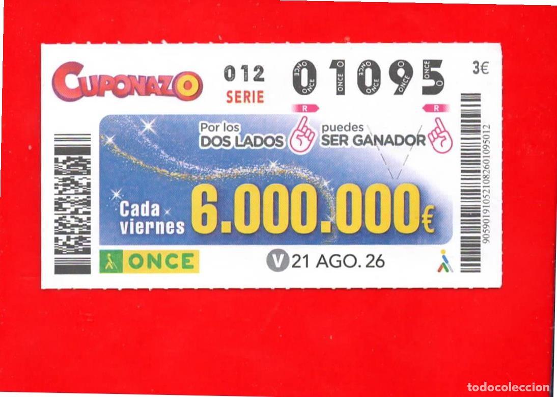 Cupones ONCE: Cup&oacute;n ONCE 21 agosto 2026 - Foto 1