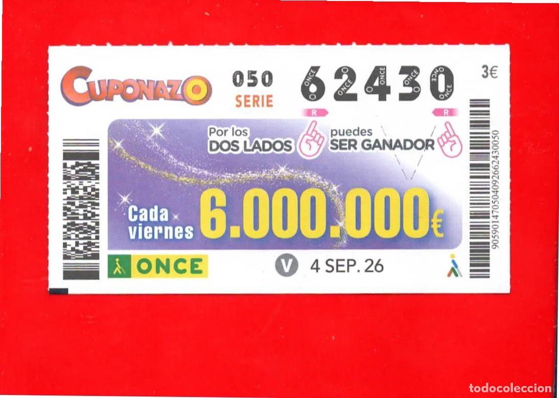 Cupones ONCE: Cup&oacute;n ONCE 4 septiembre 2026 - Foto 1