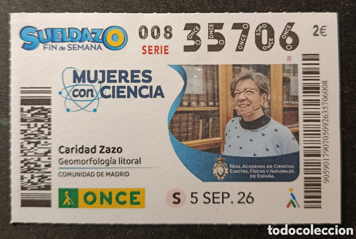 Cupones ONCE: N&deg; 35706 (5/SEPTIEMBRE/2026)-MADRID