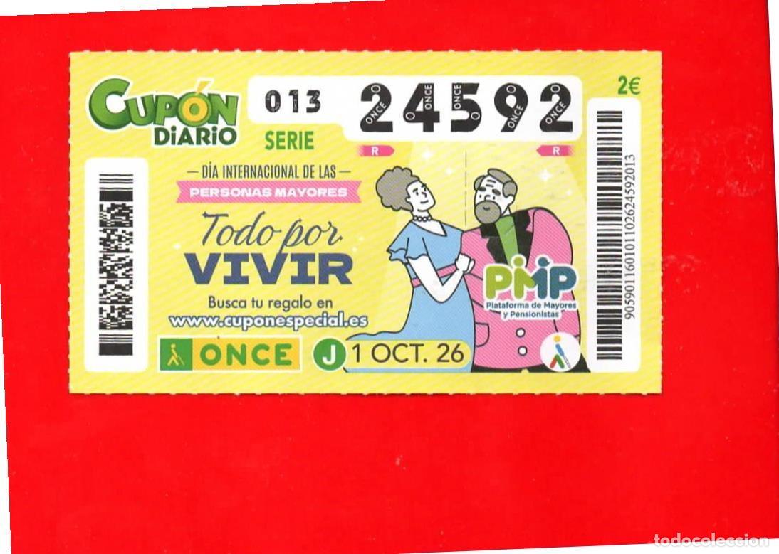Cupones ONCE: Cup&oacute;n ONCE 01 octubre 2026 - Foto 1