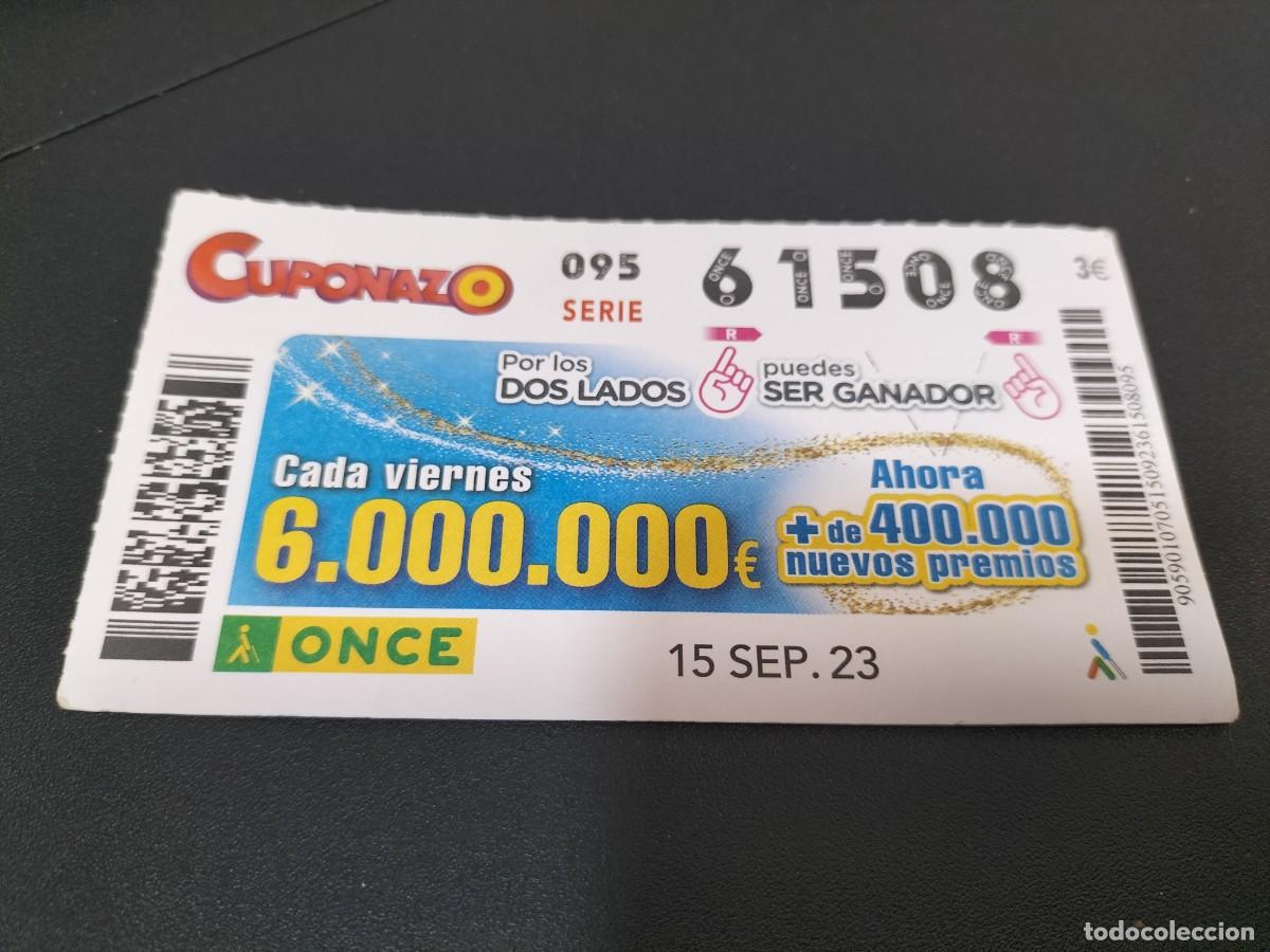 Coupon ONCE: 1 CUPON O DECIMO ONCE - 15 SEPTIEMBRE 2023 CUPONAZO