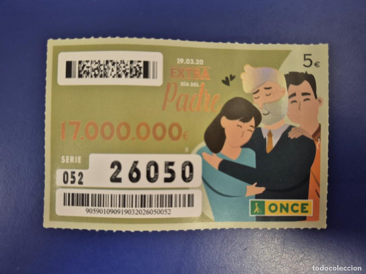 Cupones ONCE: CUPON ONCE DIA DEL PADRE 19 DE MARZO DEL 2020 NO SORTEADO PANDEMIA