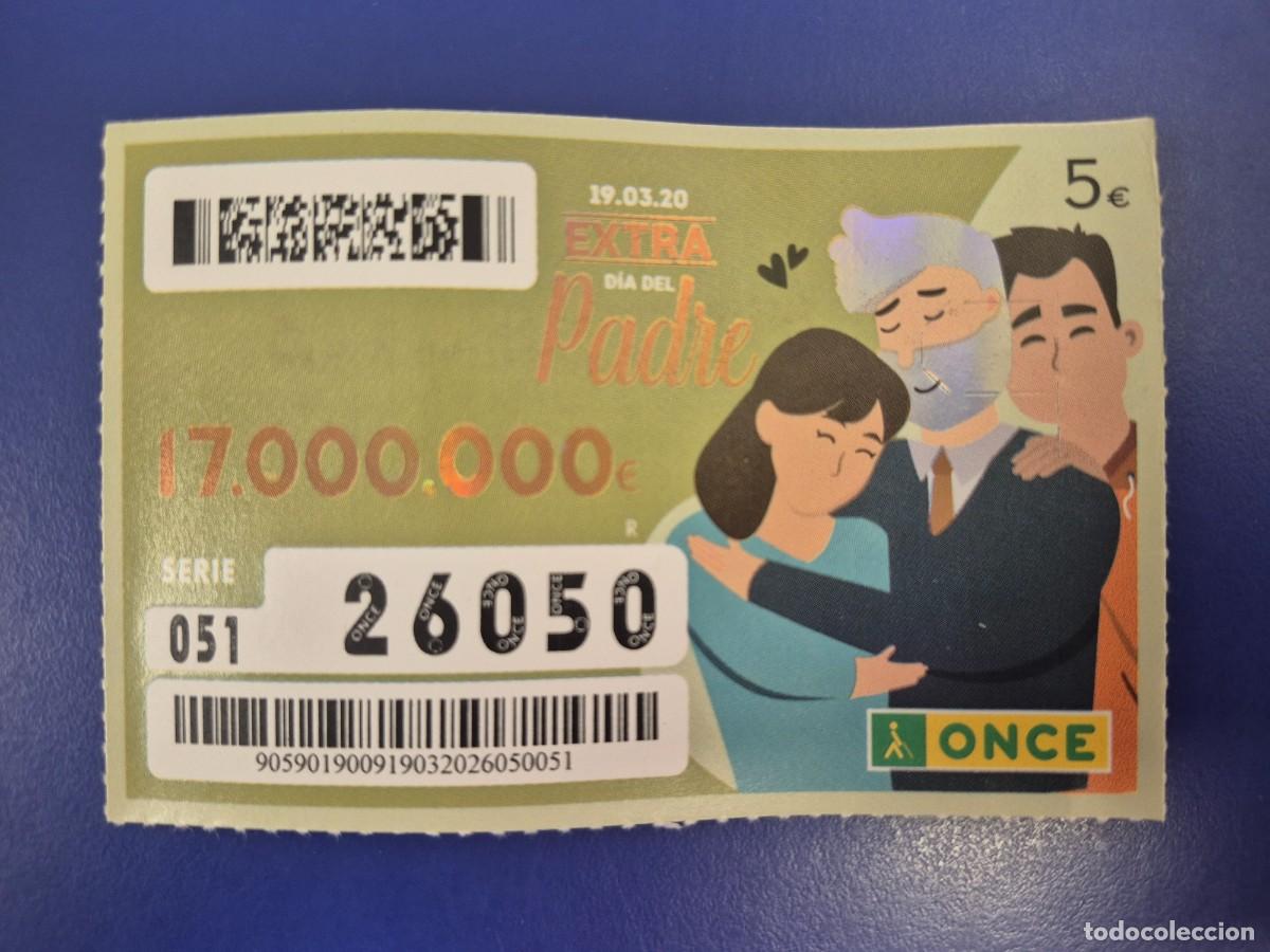 Cupones ONCE: CUPON ONCE DIA DEL PADRE 19 DE MARZO DEL 2020 NO SORTEADO PANDEMIA