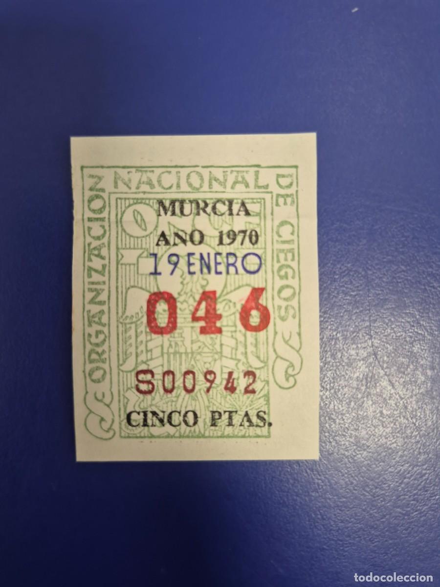 Cupones ONCE: CUPON ONCE 19 DE ENERO DE 1970 ALICANTE