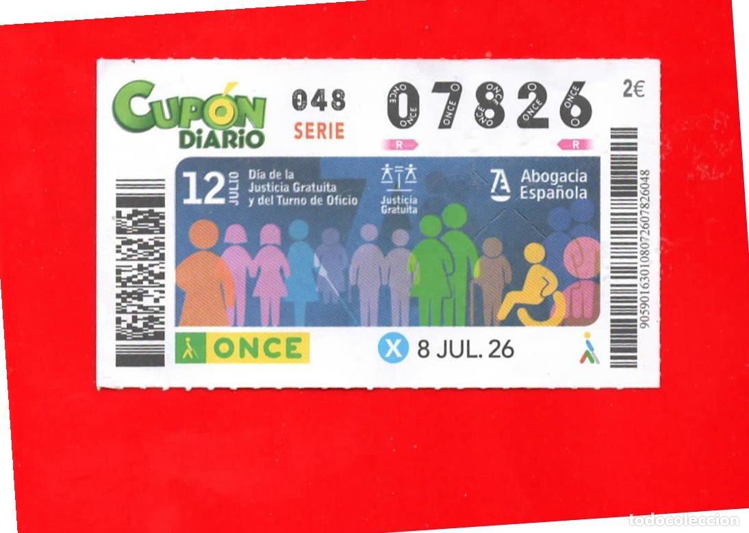 Cupones ONCE: Cup&oacute;n ONCE 8 JULIO 2026 - Foto 1