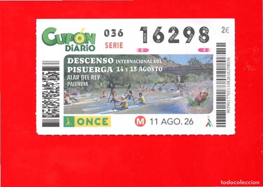 Cupones ONCE: Cup&oacute;n ONCE 11 agosto 2026