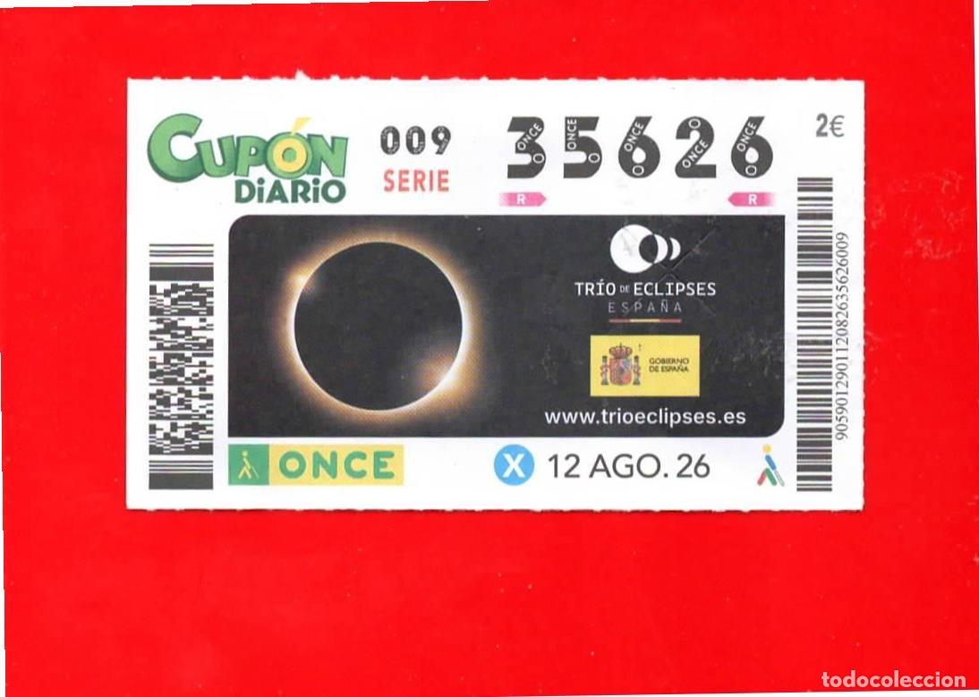 Cupones ONCE: Cup&oacute;n ONCE 12 agosto 2026
