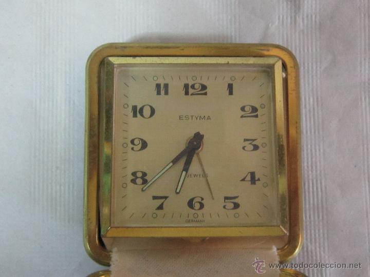 Despertadores antiguos: RELOJ ESTYMA DE CUERDA - Foto 4