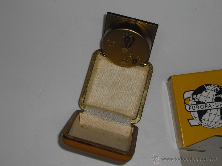 Despertadores antiguos: RELOJ EUROPA DE CUERDA CON CAJA ORIGINAL - Foto 2