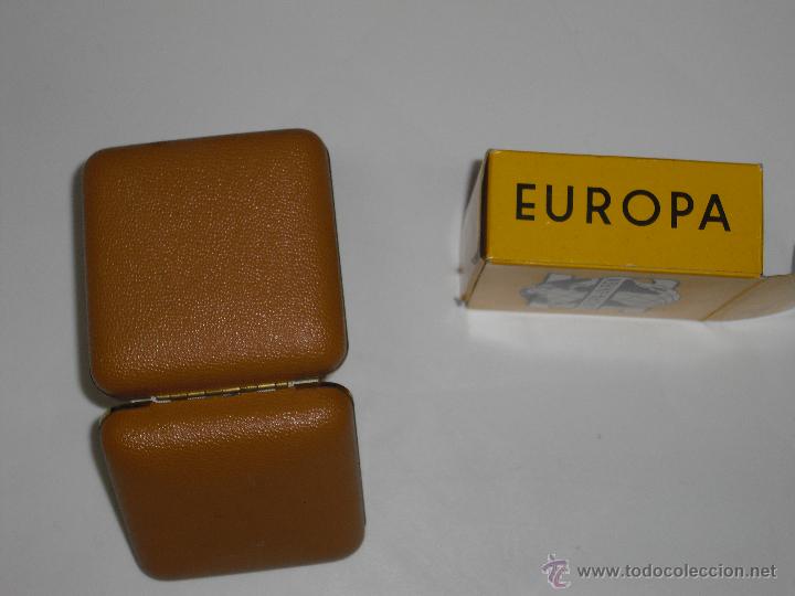 Despertadores antiguos: RELOJ EUROPA DE CUERDA CON CAJA ORIGINAL - Foto 3