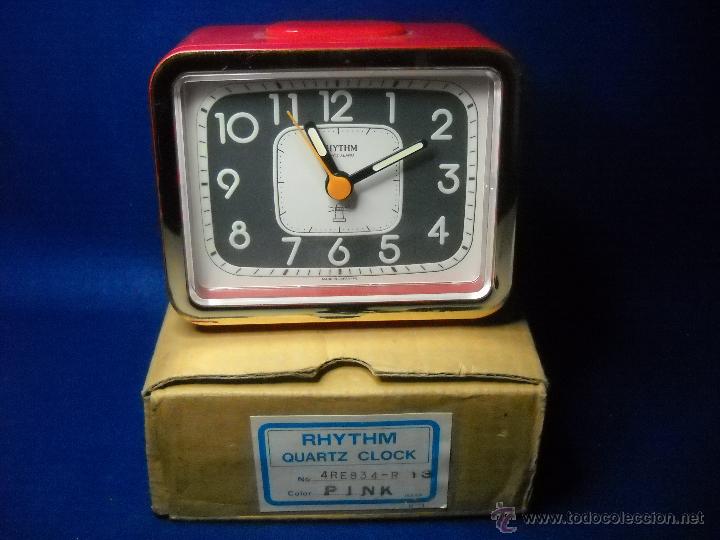 Despertadores antiguos: RELOJ DESPERTADOR RHYTHM - NUEVO - Foto 1